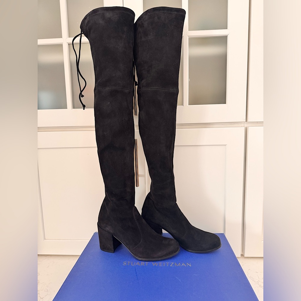 🖤SW Thailand Suede Over-the-Knee Boots – Size 7 US